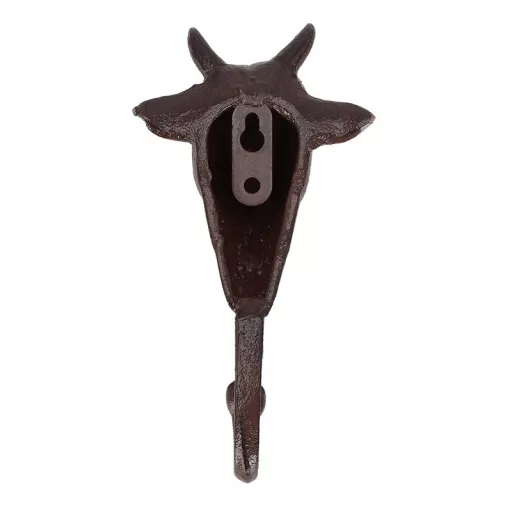 Öntöttvas akasztó, bocis, 17 x 9 cm