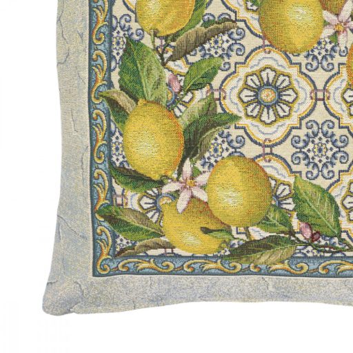 Capri 1 citromos, mediterrán díszpárna huzat