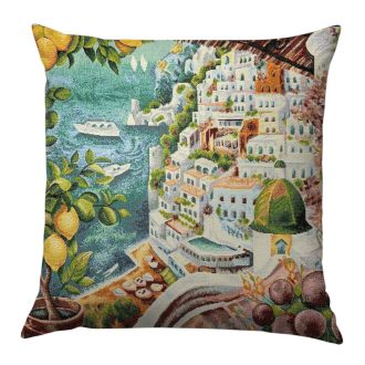 Sorrento citromos mediterrán díszpárna huzat