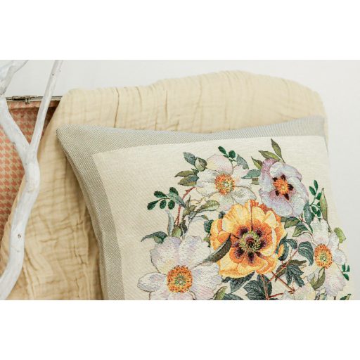 Árvácska virágcsokor díszpárna huzat