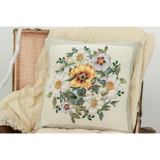 Árvácska virágcsokor díszpárna huzat