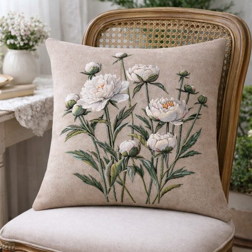 Pünkösdi rózsás díszpárna huzat