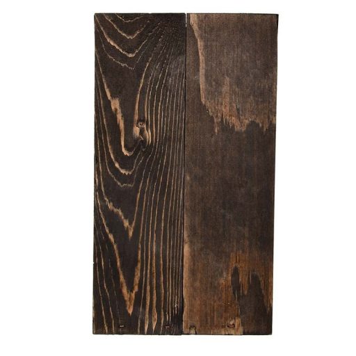 Háromszög alakú fa madárház, fekete tetővel, 27,5 cm