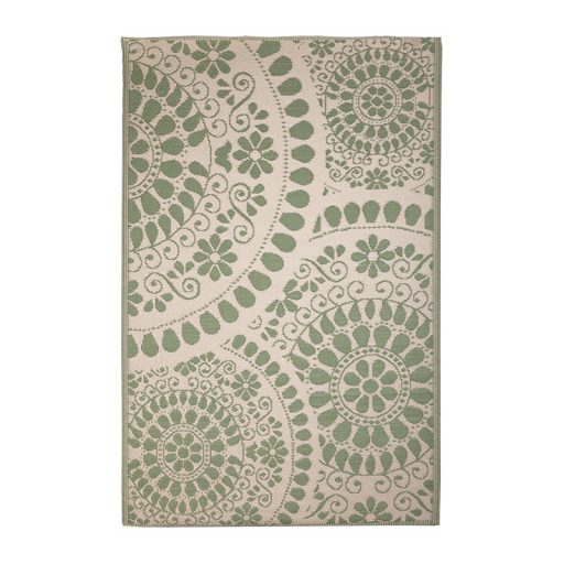 Mandala mintás kétoldalú kültéri szőnyeg, 182 x 121 cm