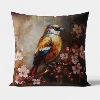   Lucy, madaras, bársony díszpárna huzat töltettel, 40 x 40 cm