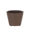 Terrakotta virágcserép, sötétbarna, 9 cm átmérőjű