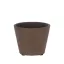 Terrakotta virágcserép, sötétbarna, 9 cm átmérőjű