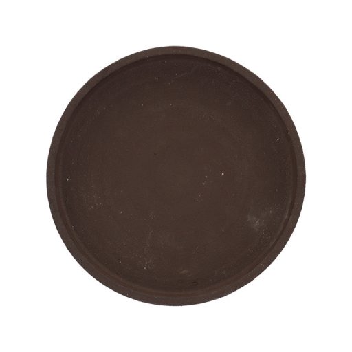 Terrakotta virágcserép alátét, sötétbarna, 25 cm átmérőjű