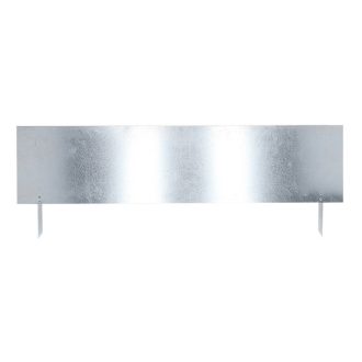 Leszúrható cink ágyásszegély, gyepszegély, 100 x 35 cm