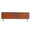 Leszúrható corten acél ágyásszegély, gyepszegély, 100 x 35 cm