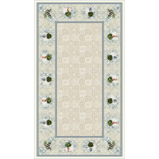 Toszkán kert asztalterítő, 137x180 cm