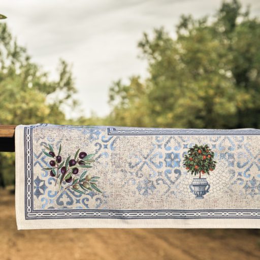 Toszkán kert asztalterítő, 96x100 cm