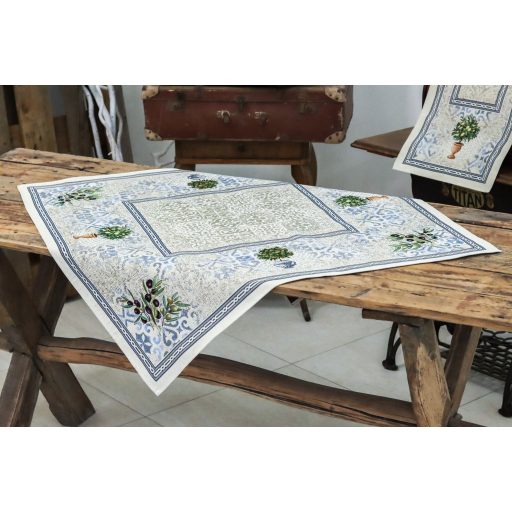 Toszkán kert asztalterítő, 96x100 cm