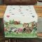 Erdei állatok asztali futó, 44x140 cm