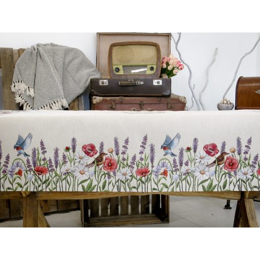 Madaras kert asztalterítő, 137x240 cm