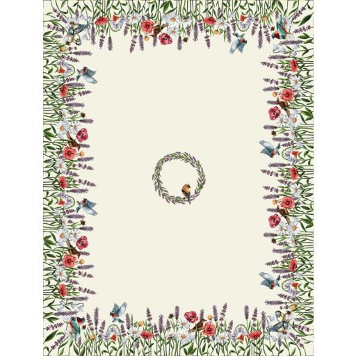 Madaras kert asztalterítő, 137x240 cm