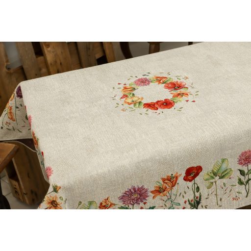 Virágzó kert asztalterítő, 137x180 cm