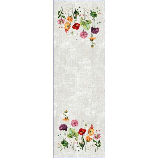 Virágzó kert asztali futó, 44x140 cm