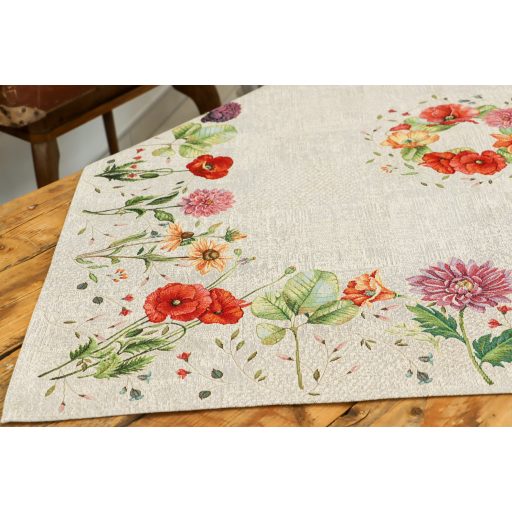 Virágzó kert asztalterítő, 96x100 cm