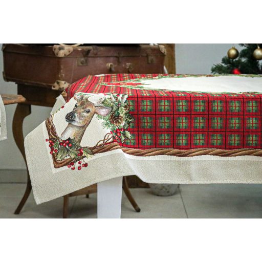 Harmony szarvasos asztalterítő, 137x180 cm, lurex nélkül