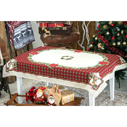 Harmony szarvasos asztalterítő, 137x240 cm, lurex nélkül