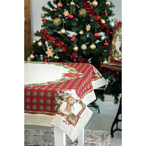 Harmony szarvasos asztalterítő, 137x240 cm, lurex nélkül