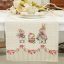Roses húsvéti nyuszis asztali futó, 37x100 cm