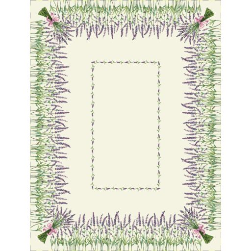 Levendulamező asztalterítő, 137x240 cm