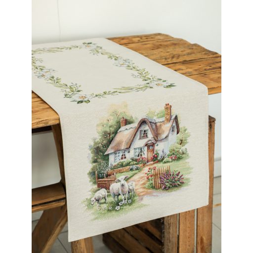 Bárányos asztali futó 37x100 cm