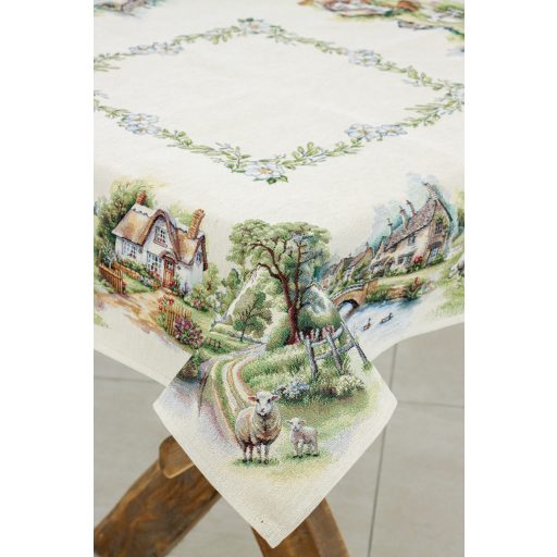 Bárányos asztalterítő, 96x100 cm