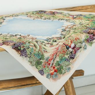 Toszkán táj asztalterítő, 96x100 cm