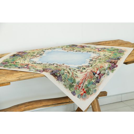 Toszkán táj asztalterítő, 96x100 cm
