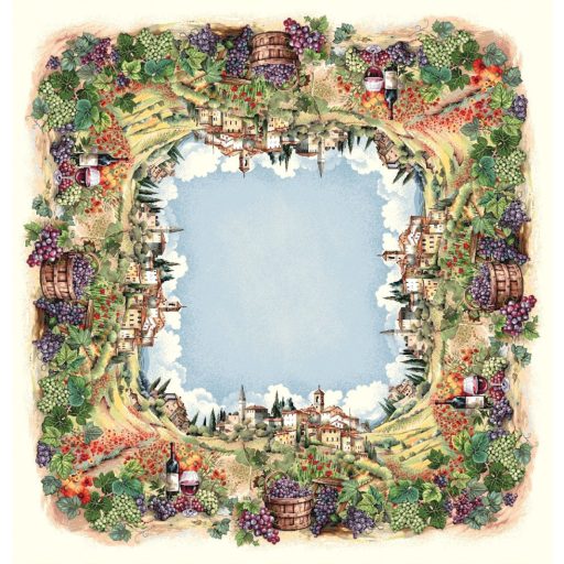 Toszkán táj asztalterítő, 96x100 cm