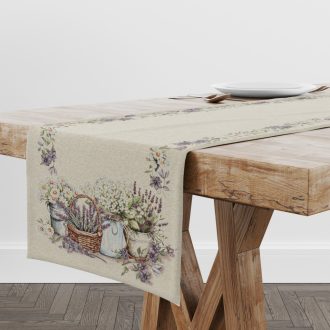Flower shop, levendulás asztali futó, 44x140 cm