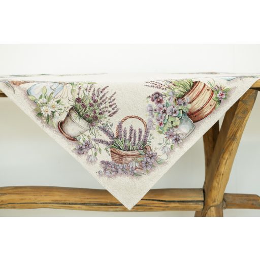 Flower shop, levendulás asztalterítő, 96x100 cm