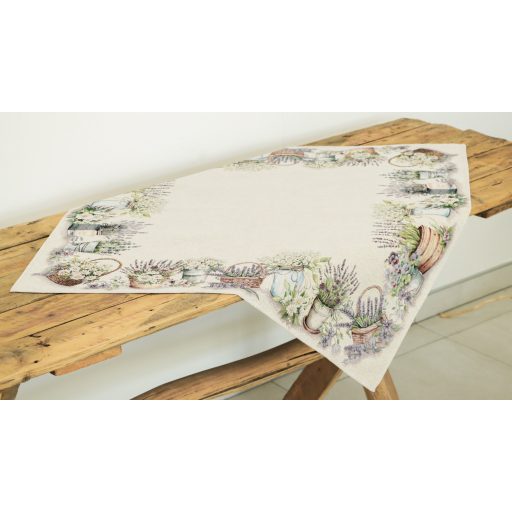 Flower shop, levendulás asztalterítő, 96x100 cm
