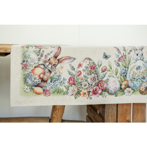 Húsvét a kertben asztalterítő, 96x100 cm