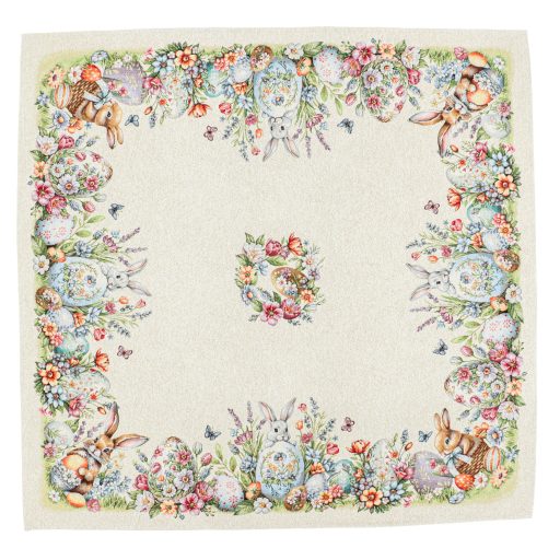 Húsvét a kertben asztalterítő, 96x100 cm