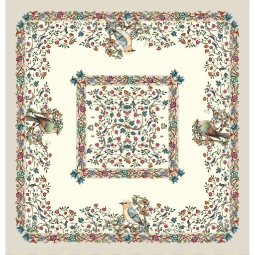 Madár fantázia asztalterítő, 96x100 cm