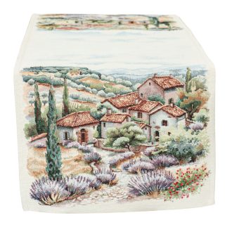 Levendula farm asztali futó, 44x140 cm