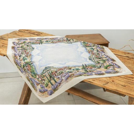 Levendula farm asztalterítő, 96x100 cm