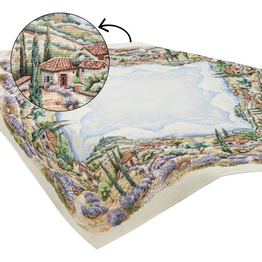 Levendula farm asztalterítő, 96x100 cm