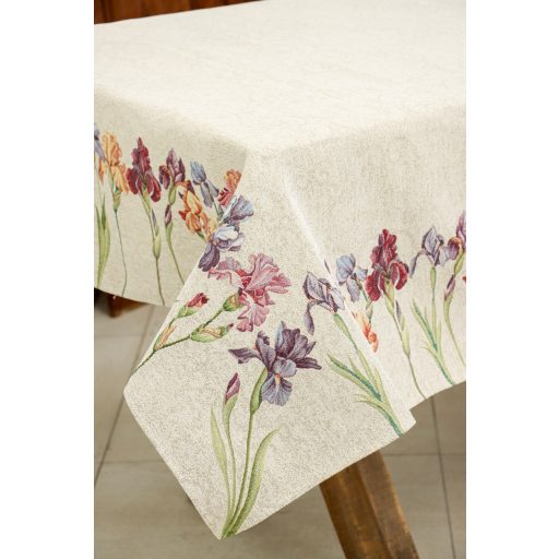 Írisz virágos asztalterítő, 137x240 cm