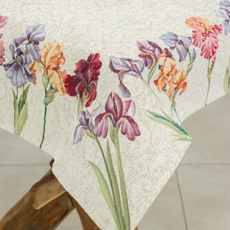 Írisz virágos asztalterítő, 96x100 cm