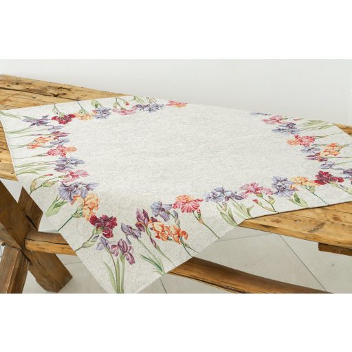 Írisz virágos asztalterítő, 96x100 cm