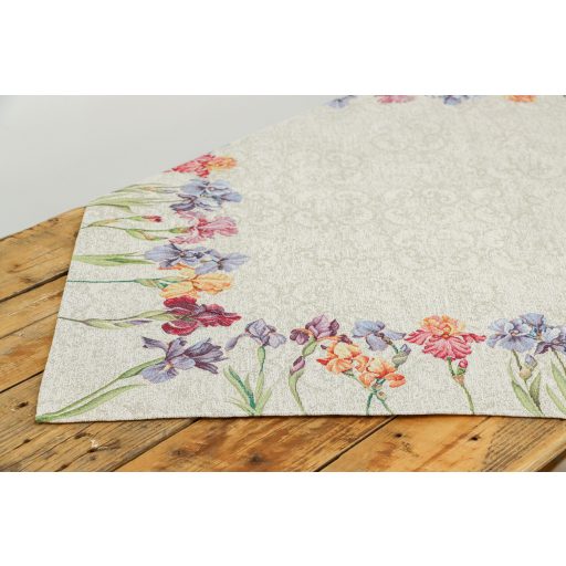 Írisz virágos asztalterítő, 96x100 cm