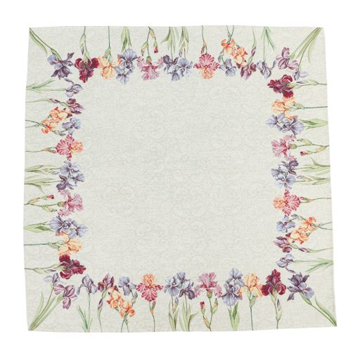 Írisz virágos asztalterítő, 96x100 cm