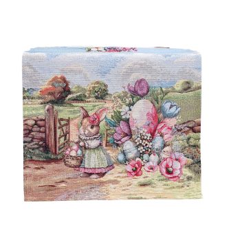 Farmhouse húsvéti nyuszis asztali futó, 44x140 cm