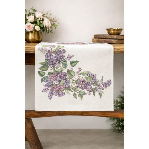 Orgonás asztali futó, 44x140 cm