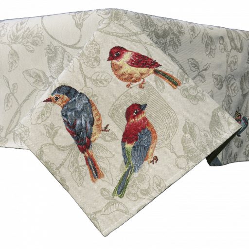 Madaras, pillangós asztalterítő, 137x180 cm